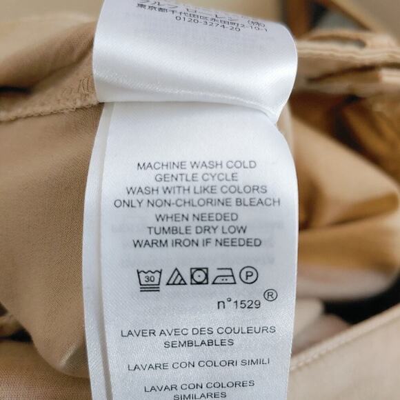 Lauren Ralph Lauren Women's Wide Leg Contemporary Minimalist Cuffed Pants Sz 14 - Picture 8 of 8